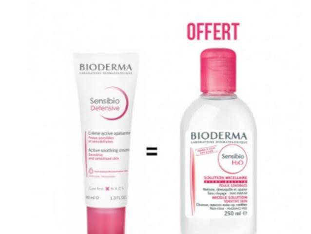 BIODERMA COFFRET DEFENSIVE 40ML+ SENSIBIO H2O 250ML